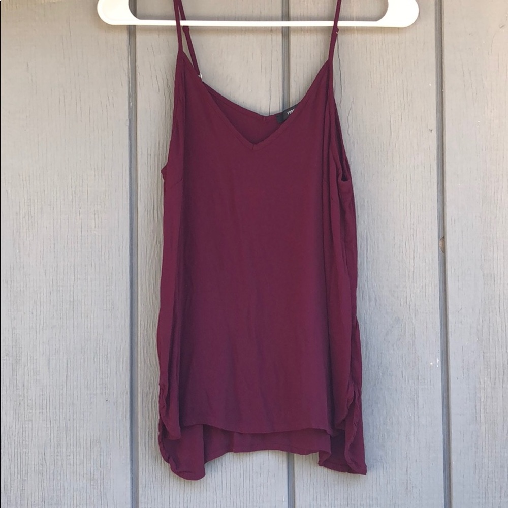 Maroon Forever21 tank top